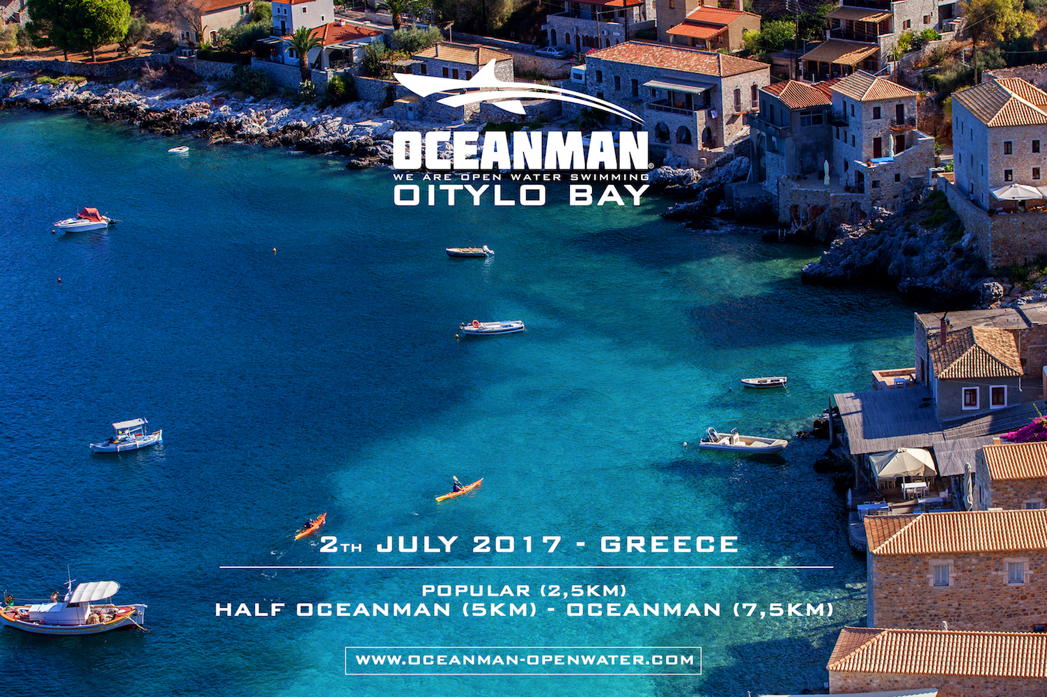 Αγώνες Κολύμβησης Open Water “Oceanman Greece Oitylo Bay” -Κυριακή 2 Ιουλίου 2017